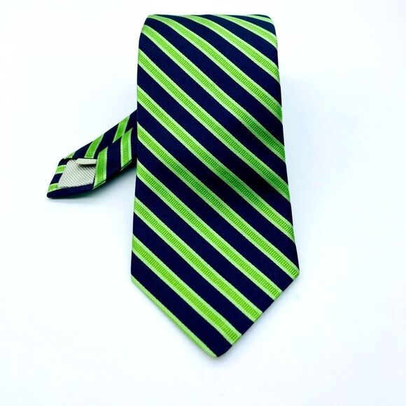 Nordstrom Men’s 100% Silk Striped Neck Tie - Picture 1 of 6